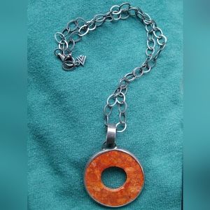 .925 Silpada sponge coral necklace